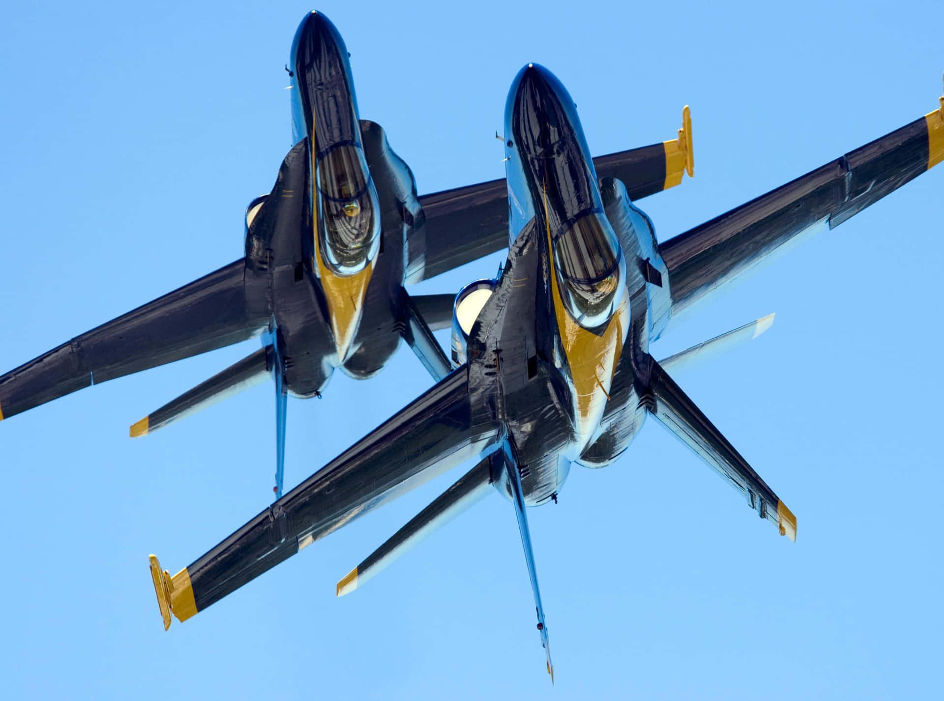 An Aerial Demonstration Of The U.s. Navy Flight Demonstration Squadron, The Blue Angels. Background