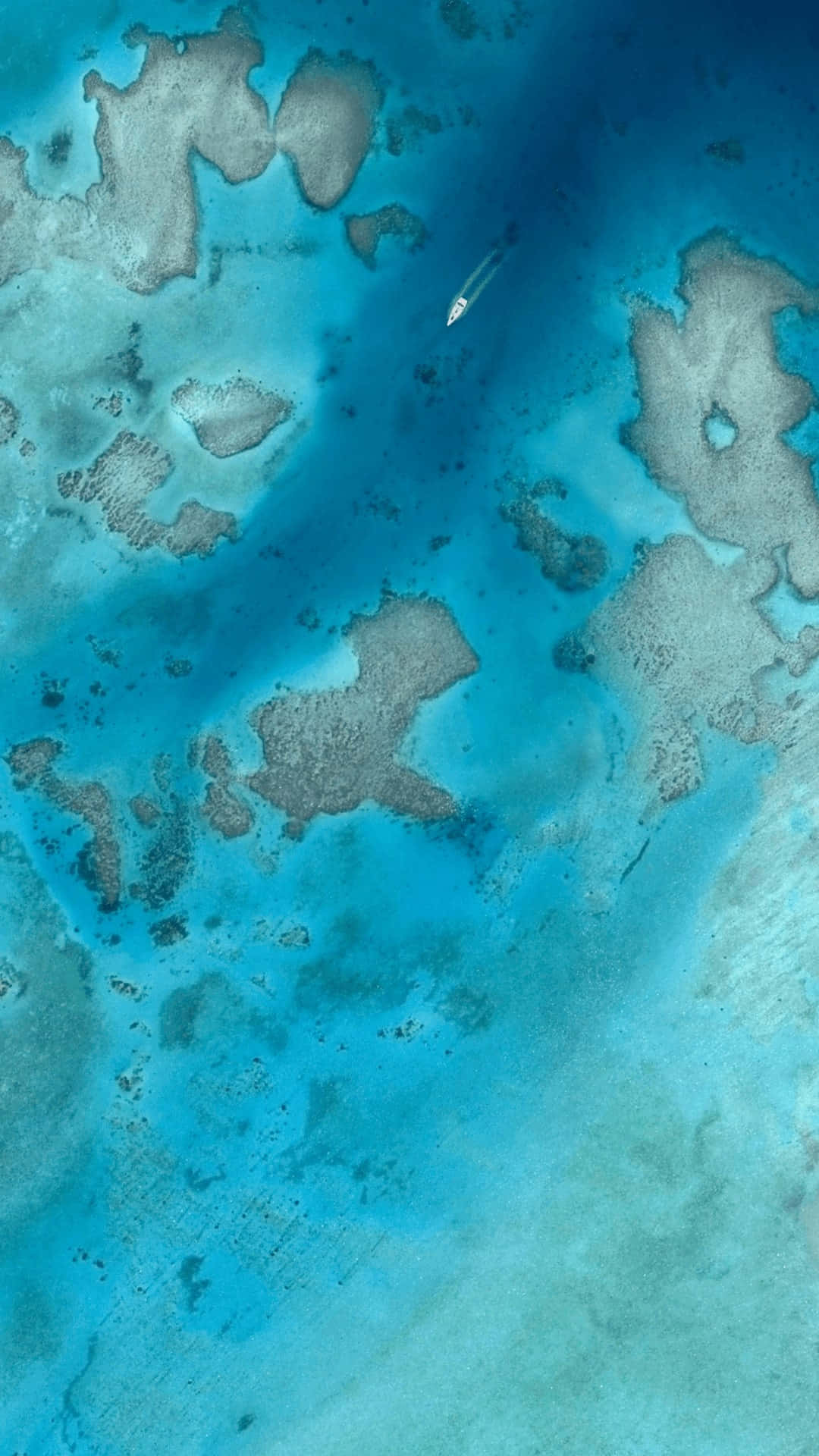 An Aerial View Of The Great Barrier Reef