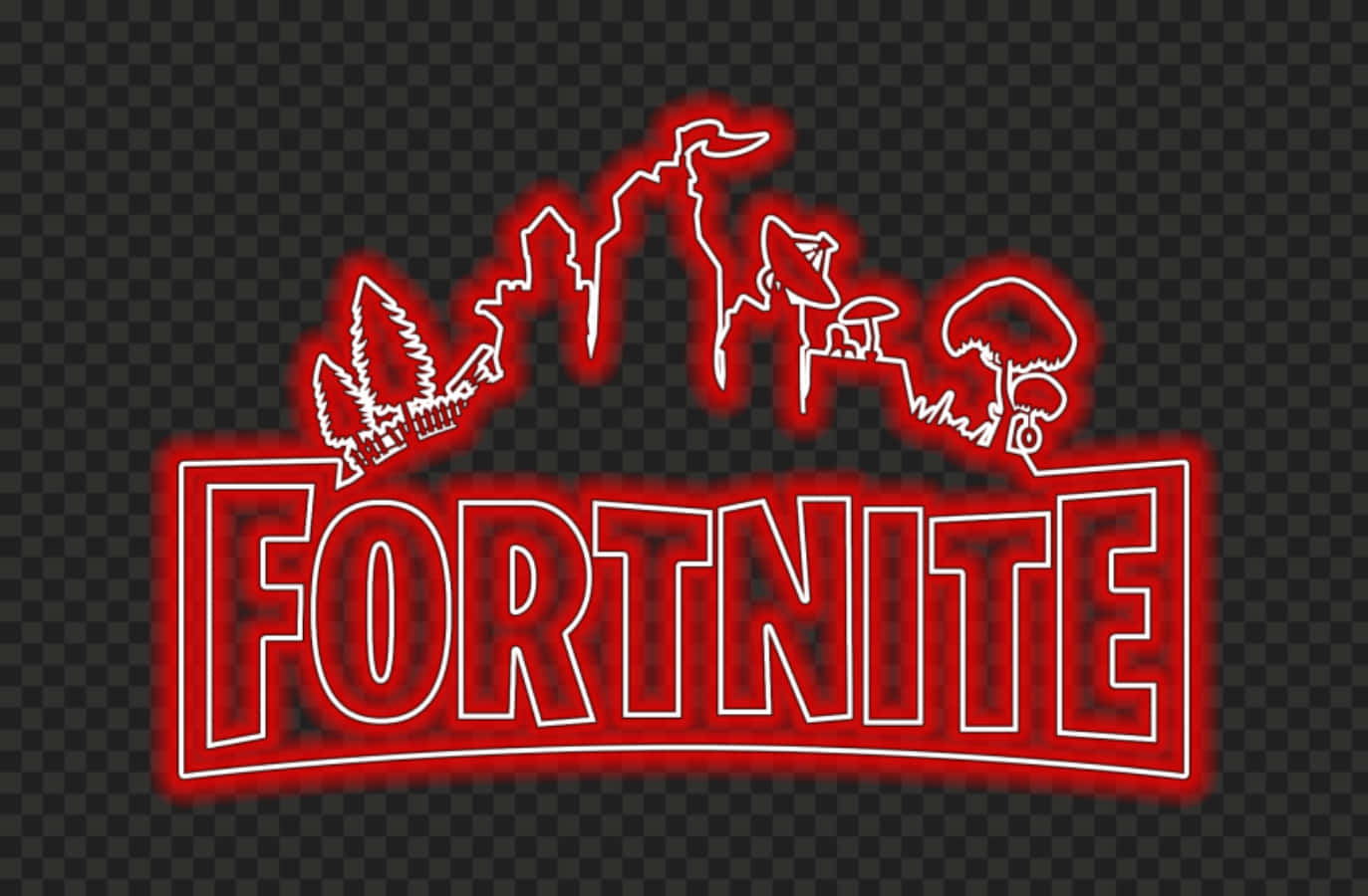 An Aesthetic Fortnite Logo Wallpaper Background