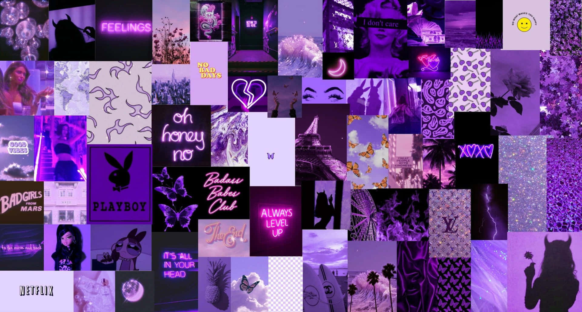 An Aesthetic Purple Baddie For Your Inspiration Background