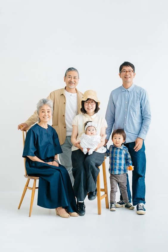 An Amazing Family Portrait Background