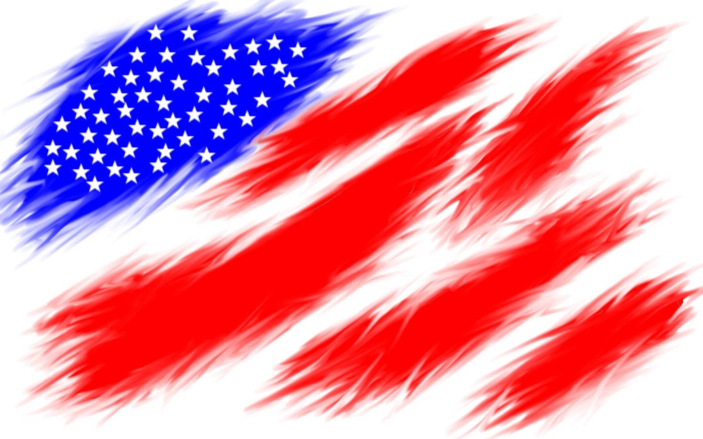 An American Flag With A Red, White And Blue Background Background