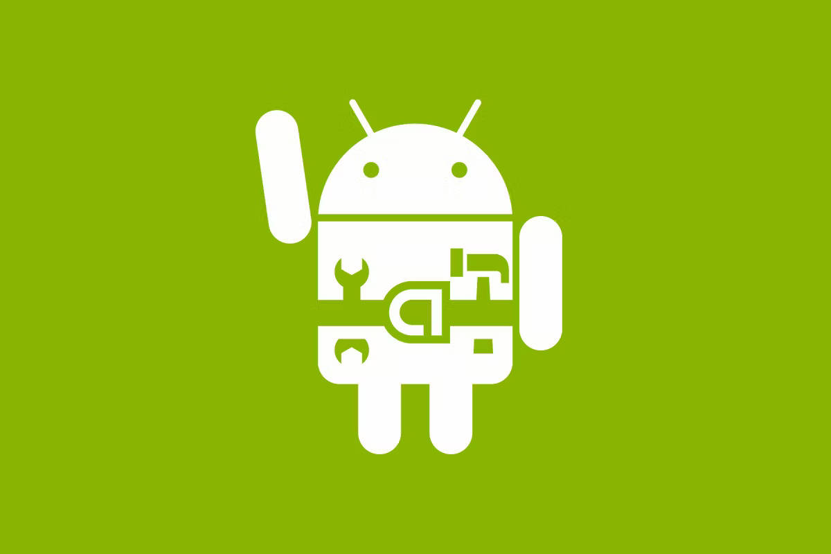 An Android Developer Creating Mobile Applications Background