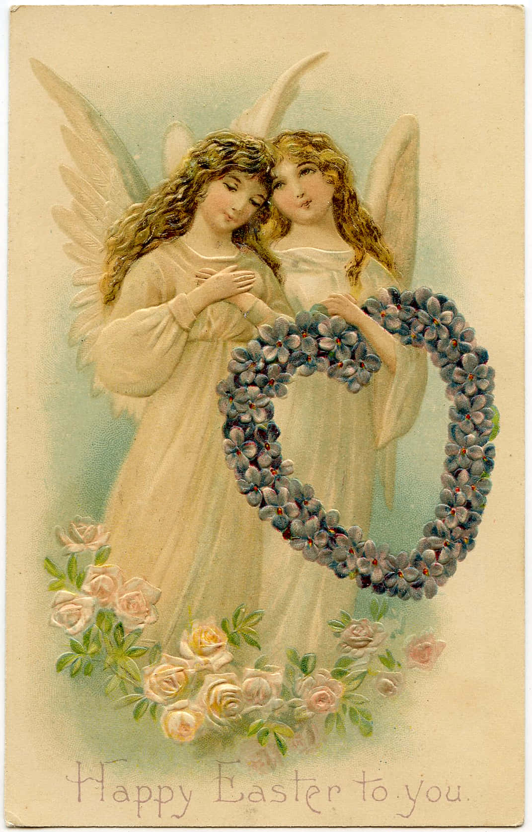 An Angelic Vintage Image In All Its Glory Background