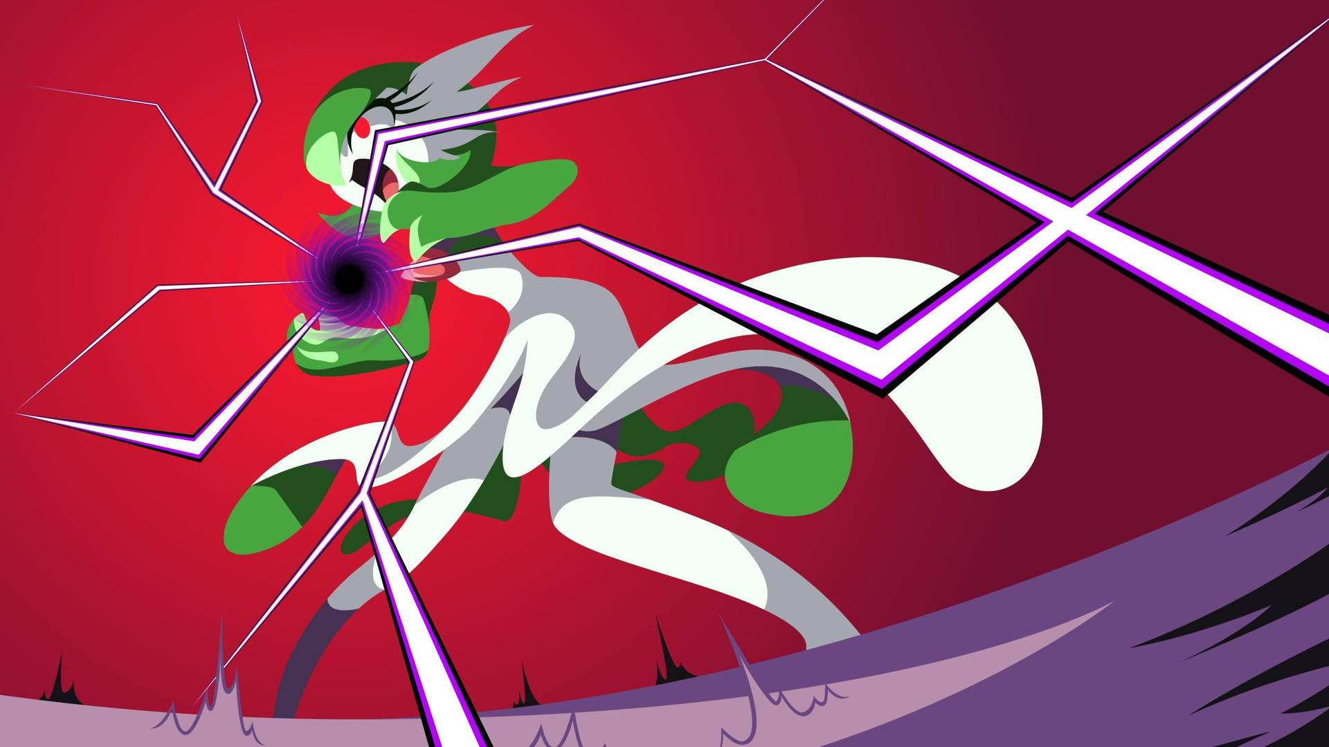 An Angry, Powerful Gardevoir Background