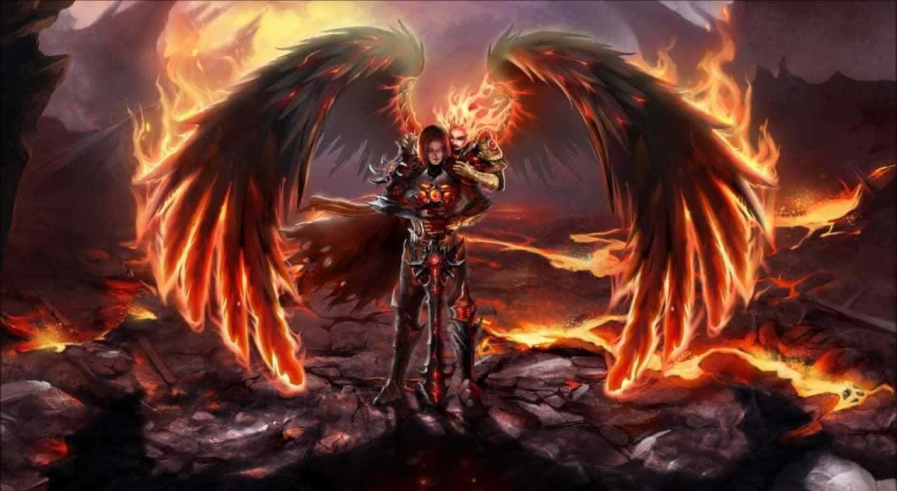 An Anime Gamer Boy Enjoying A Virtual World. Background