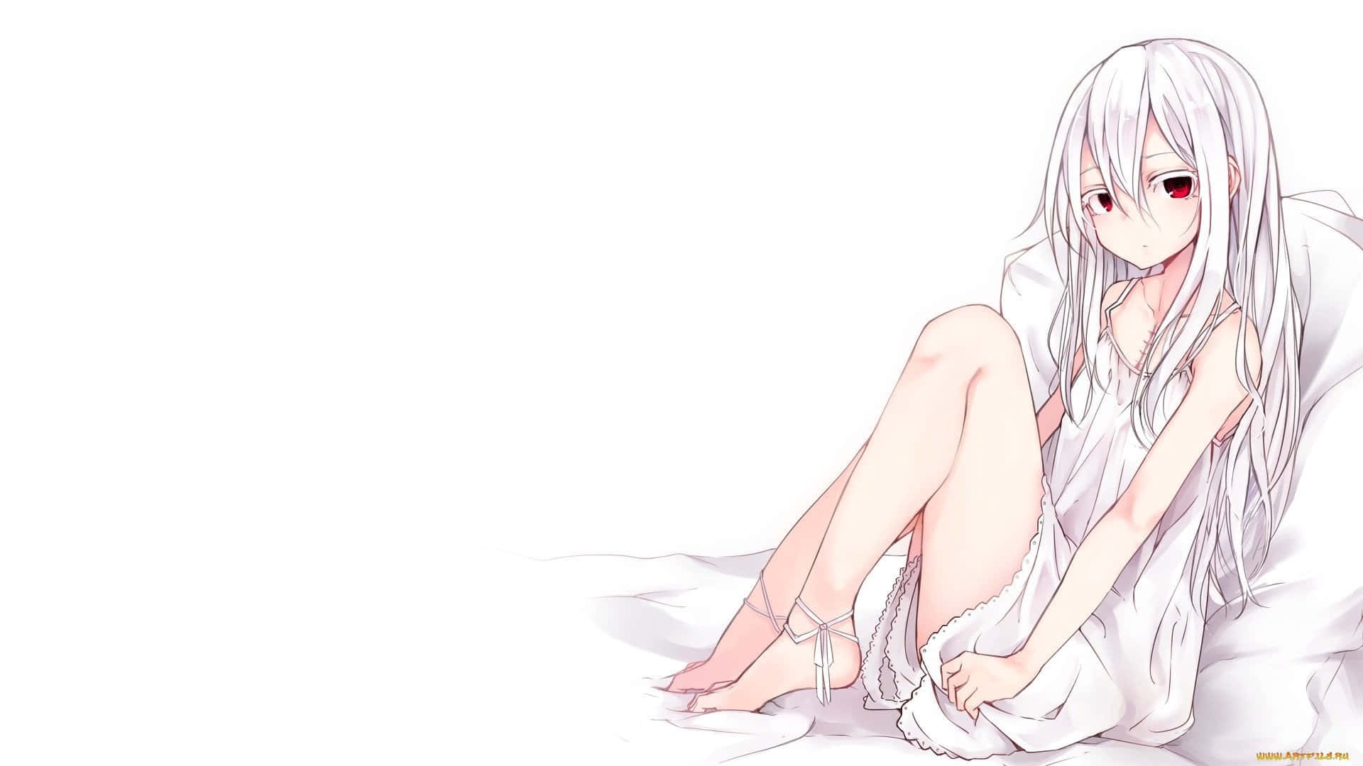 An Anime World Full Of Vibrant Colors Background