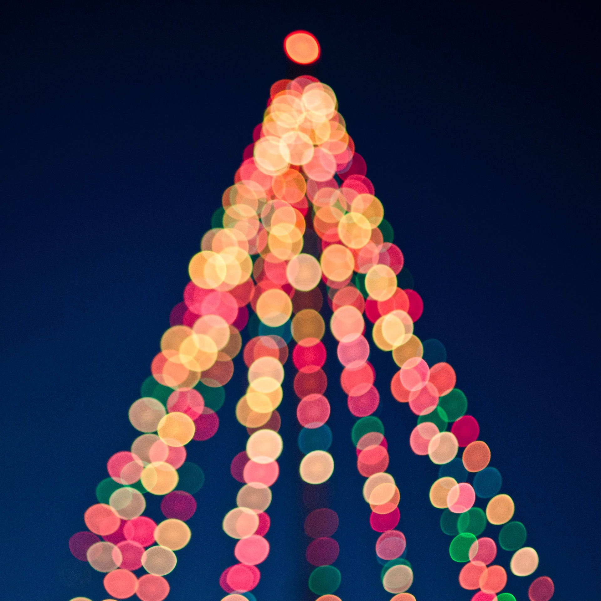 An Apple Mac Desktop Decorated In Festive Christmas Colors Background