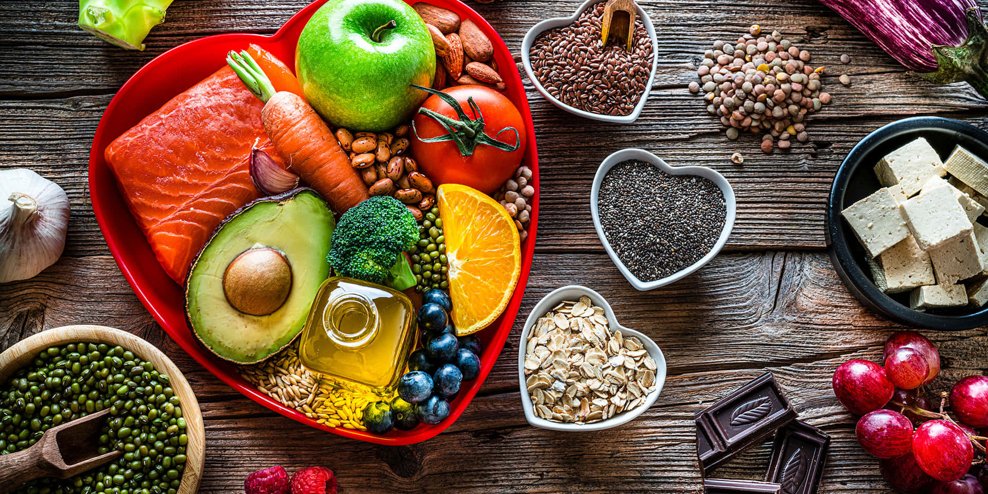 An Array Of Delicious Foods On A Table Ready To Be Enjoyed Background