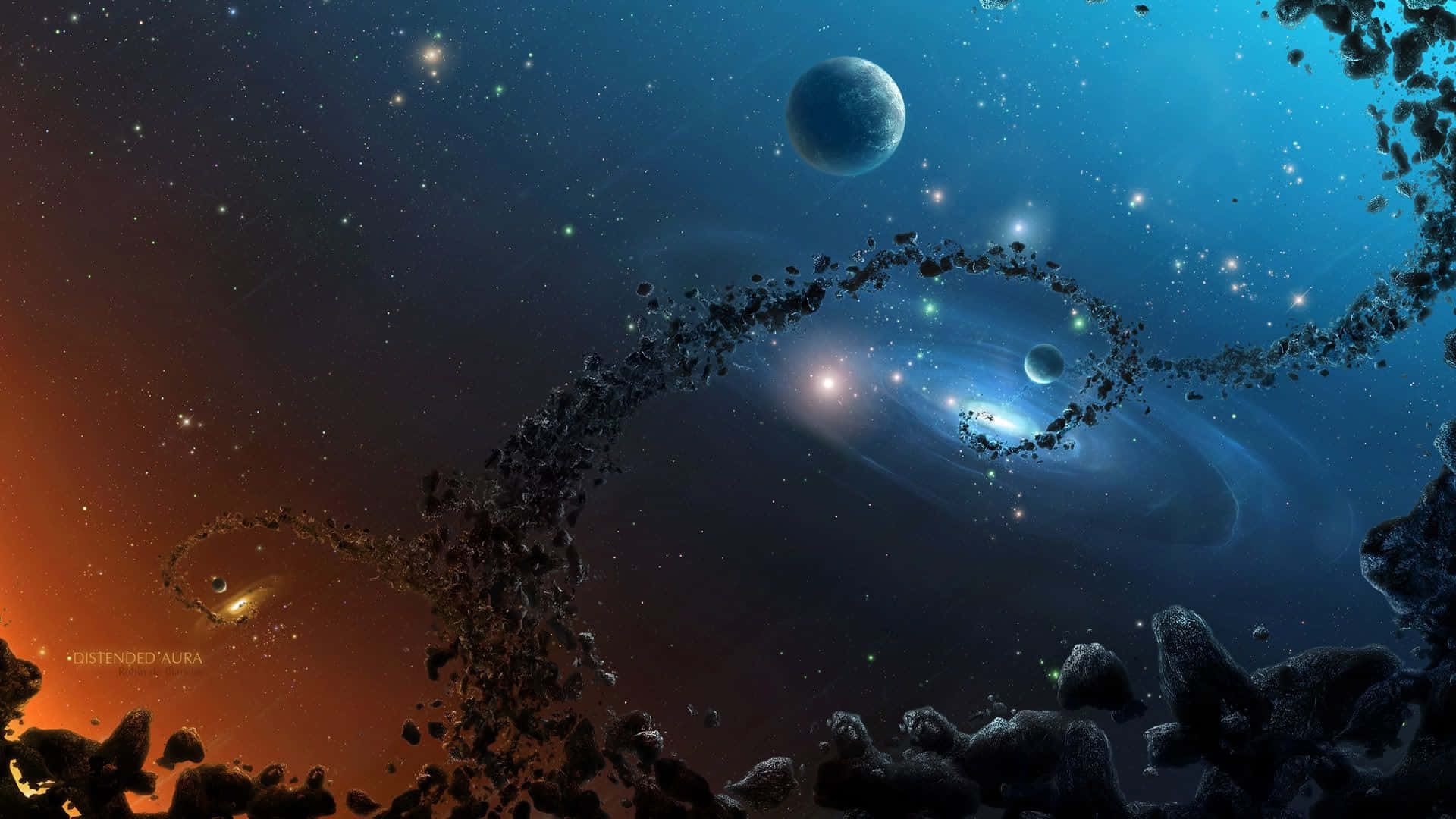 An Artist's Drawing Showcasing Real Space Background