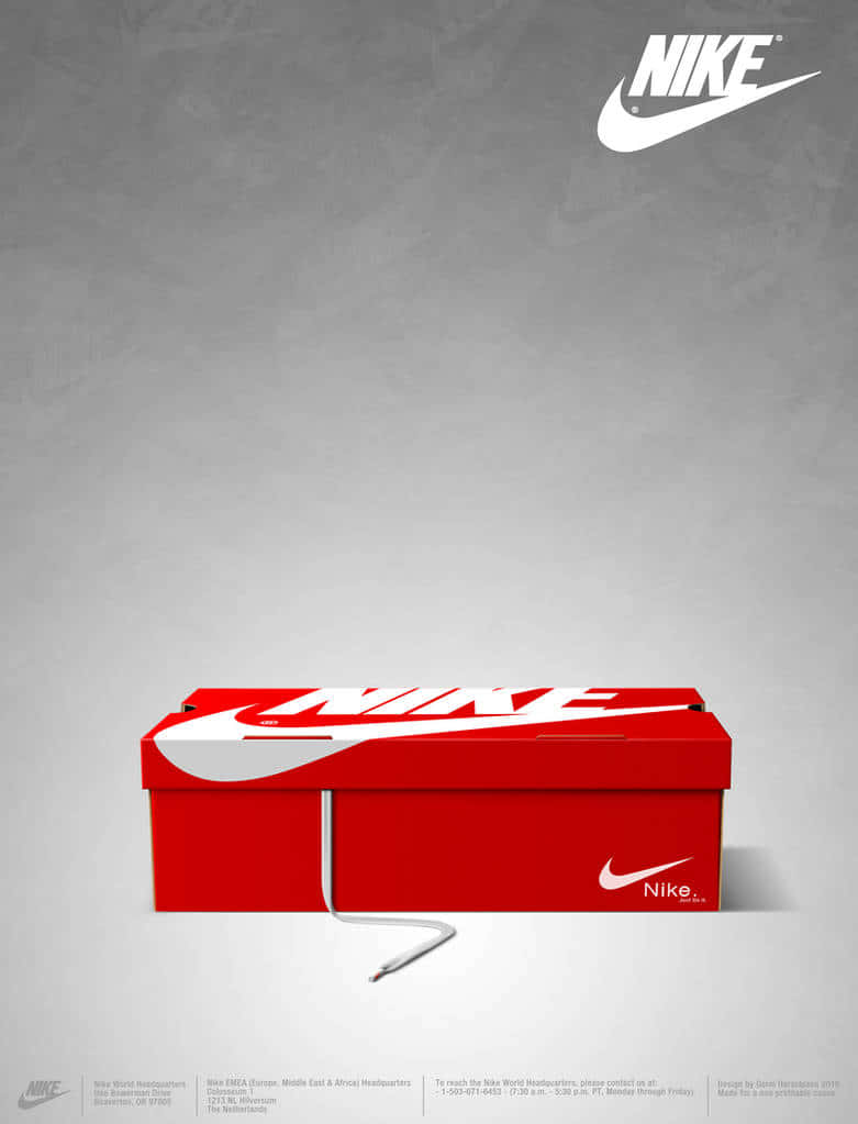 An Assortment Of Stylish Shoes In A Branded Shoe Box. Background