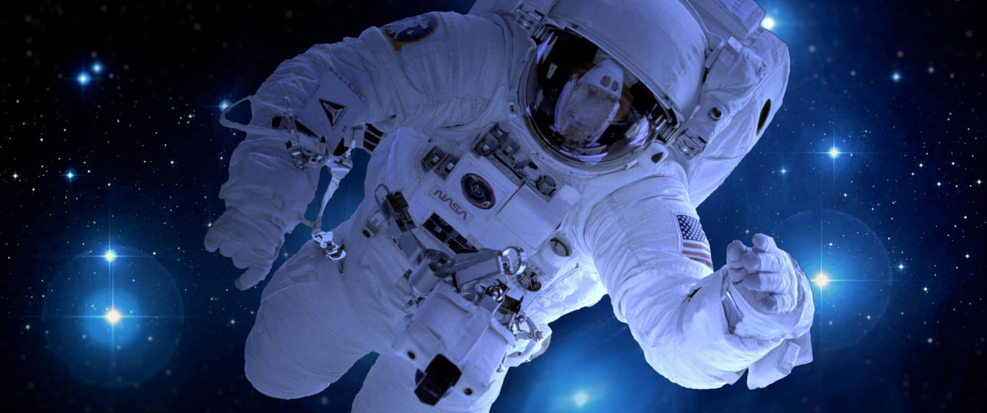 An Astronaut Suited Up And Ready To Explore The Unknown.