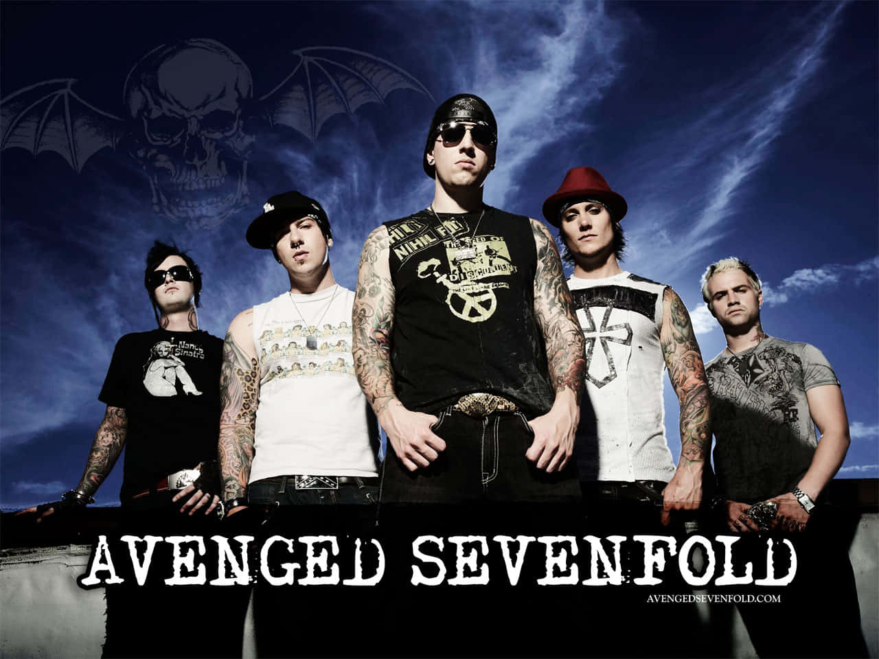 An Avenged Sevenfold Themed Iphone. Background