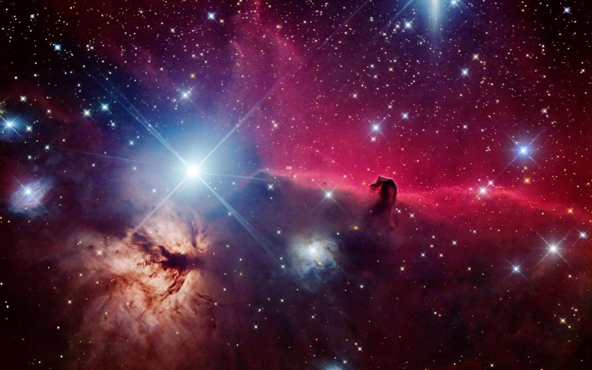 An Awe-inspiring View Of A Cosmic Nebula In Deep Space Background