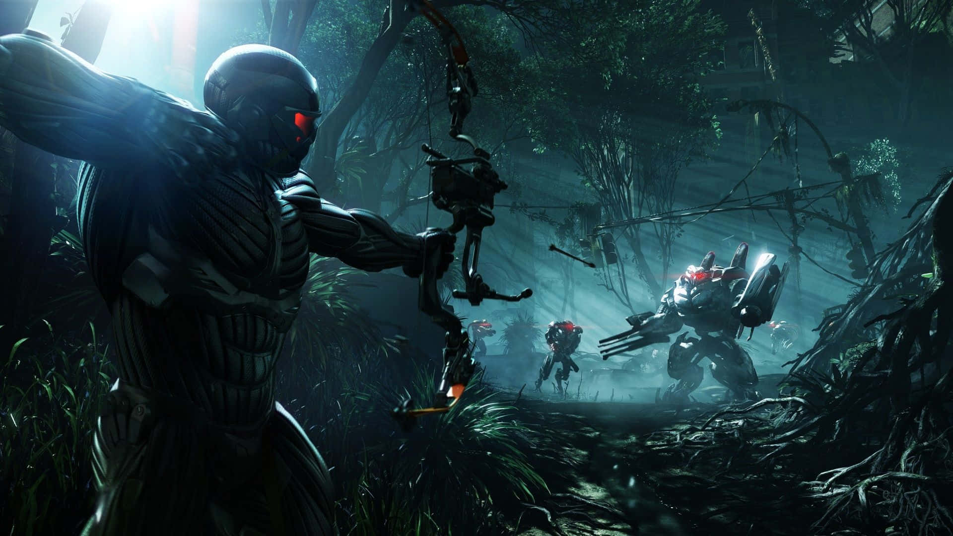 An Awe-inspiring View Of Crysis 3 City Background