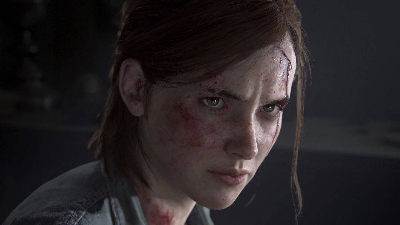 An Emotional Moment Of Ellie Being Wounded In The Iconic Game, The Last Of Us Background