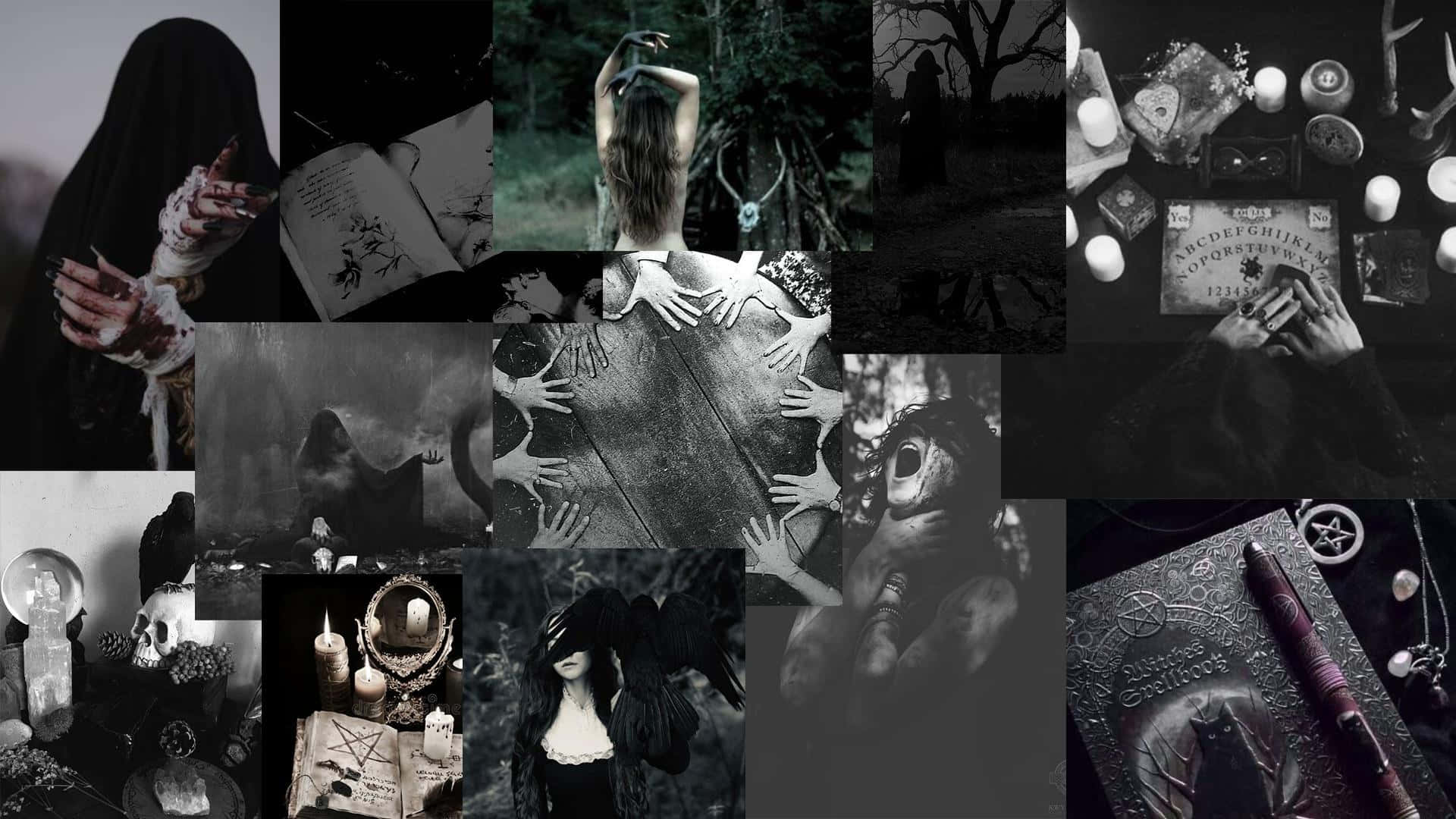 An Enchanted Scene Full Of Mystery And Beauty Background