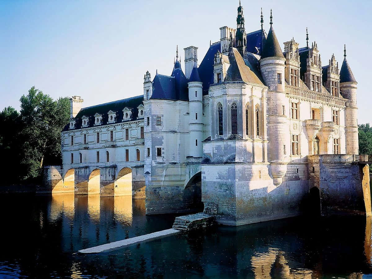 An Enchanting Afternoon View Of Chateau De Chenonceau