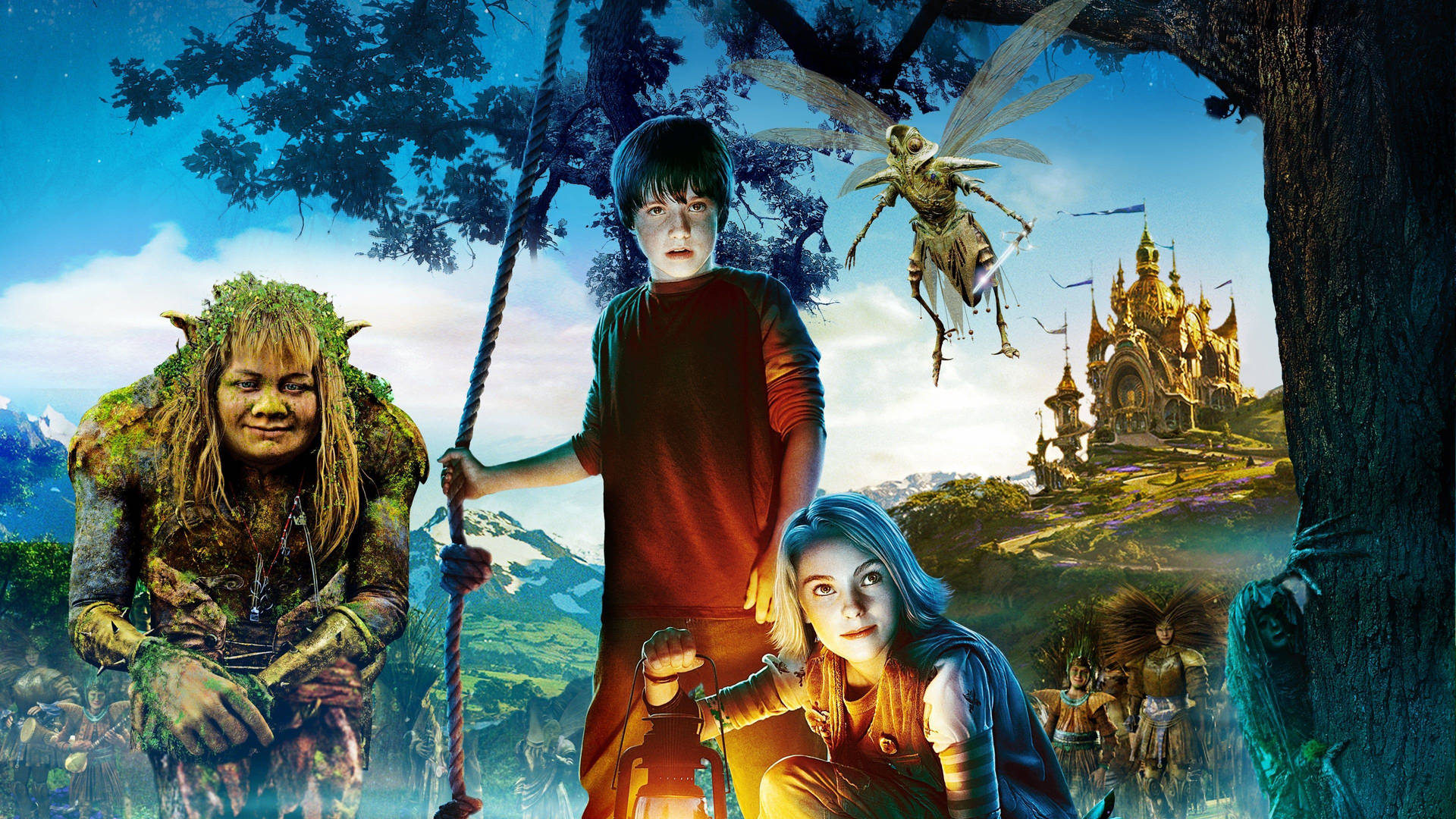 An Enchanting Journey With Leslie And Aaron In Bridge To Terabithia Background