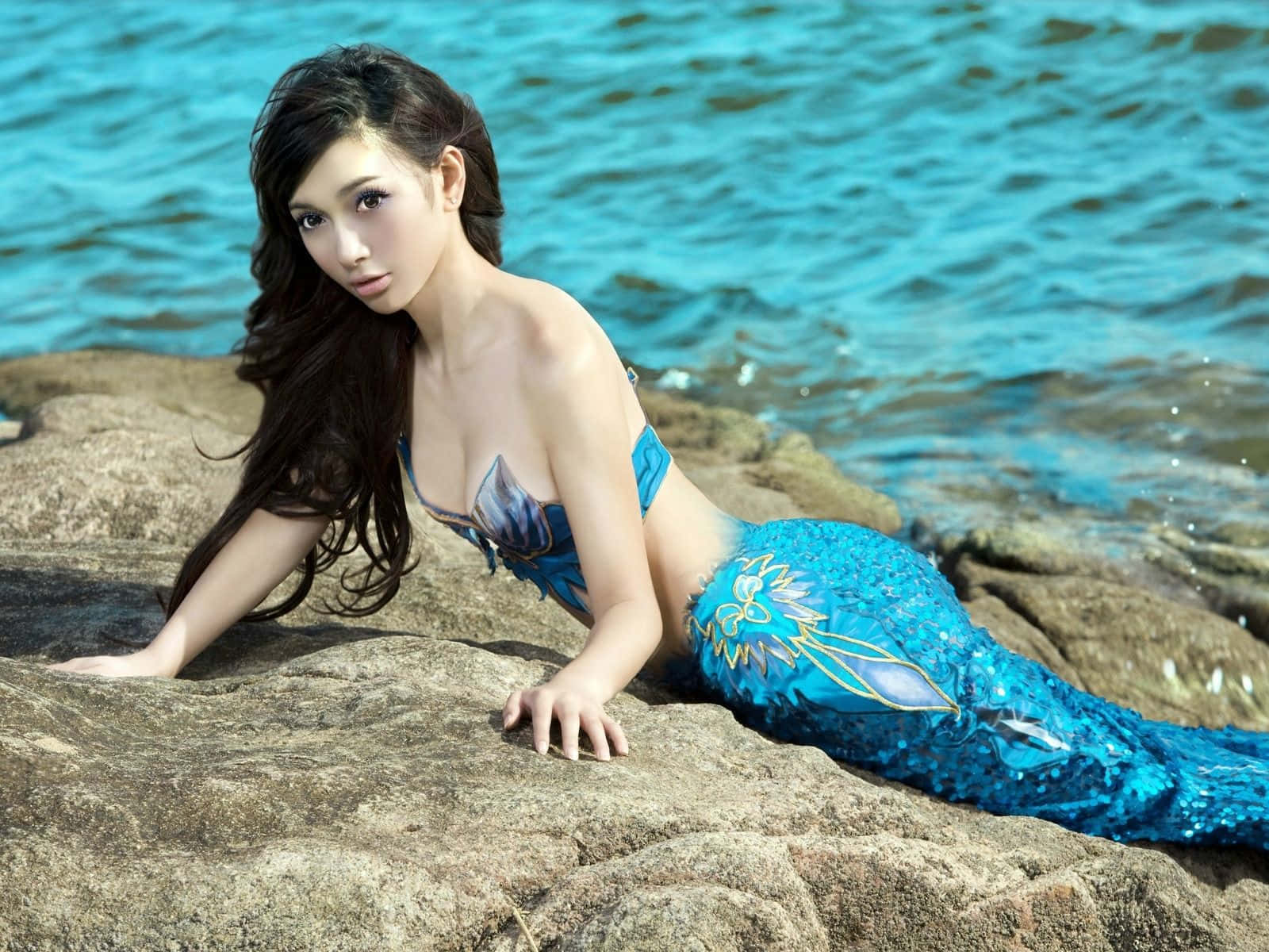An Enchanting Real Mermaid Background