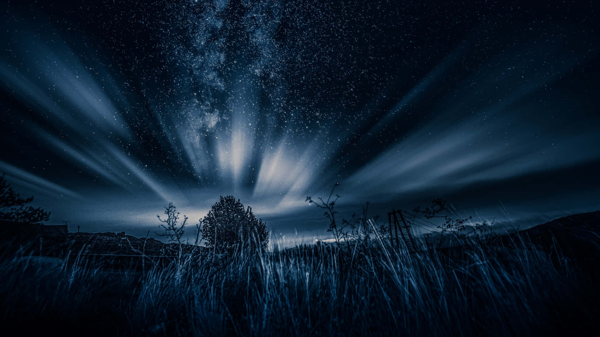 An Enchanting View Of The Dark Nature Background