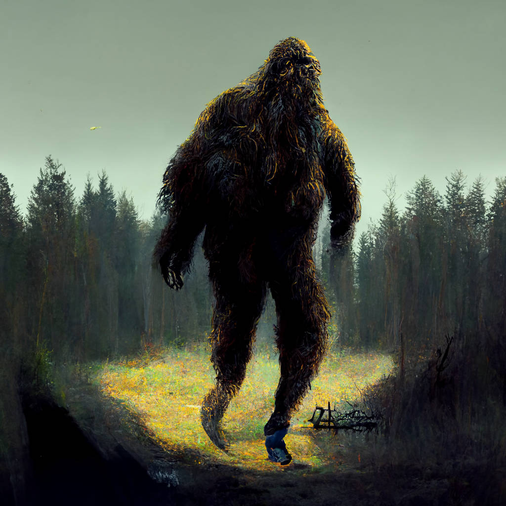 An Encounter With Bigfoot Background