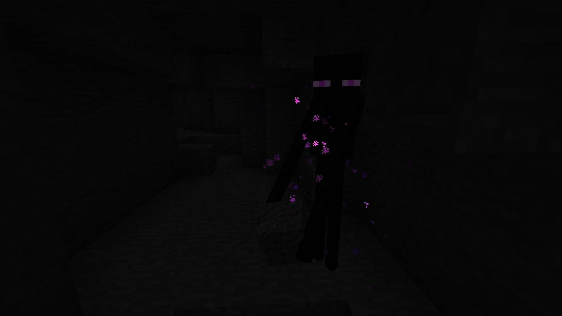 An Enderman, A Unique Creature From The Popular Video Game Minecraft, Captured In A Stunning, High Resolution Image.