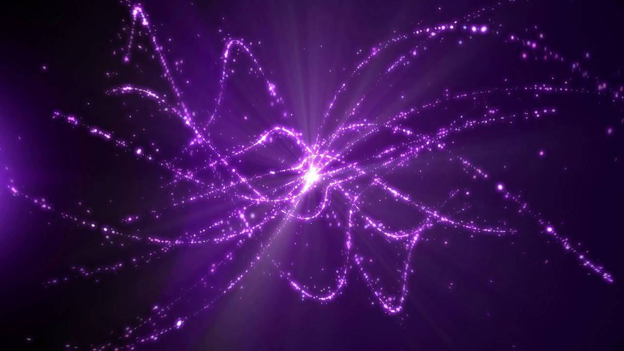 An Enticing Animation Of Purple Light Background