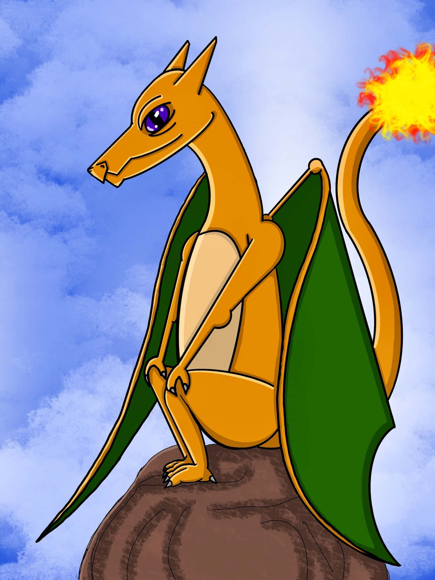 An Epic Charizard On The Rise