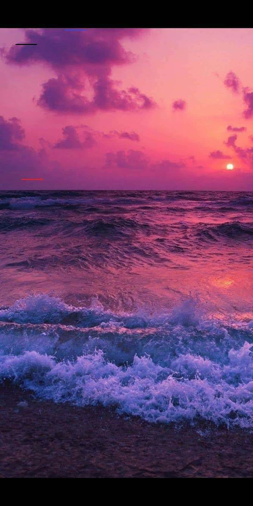 An Epic Minecraft Sunset Background