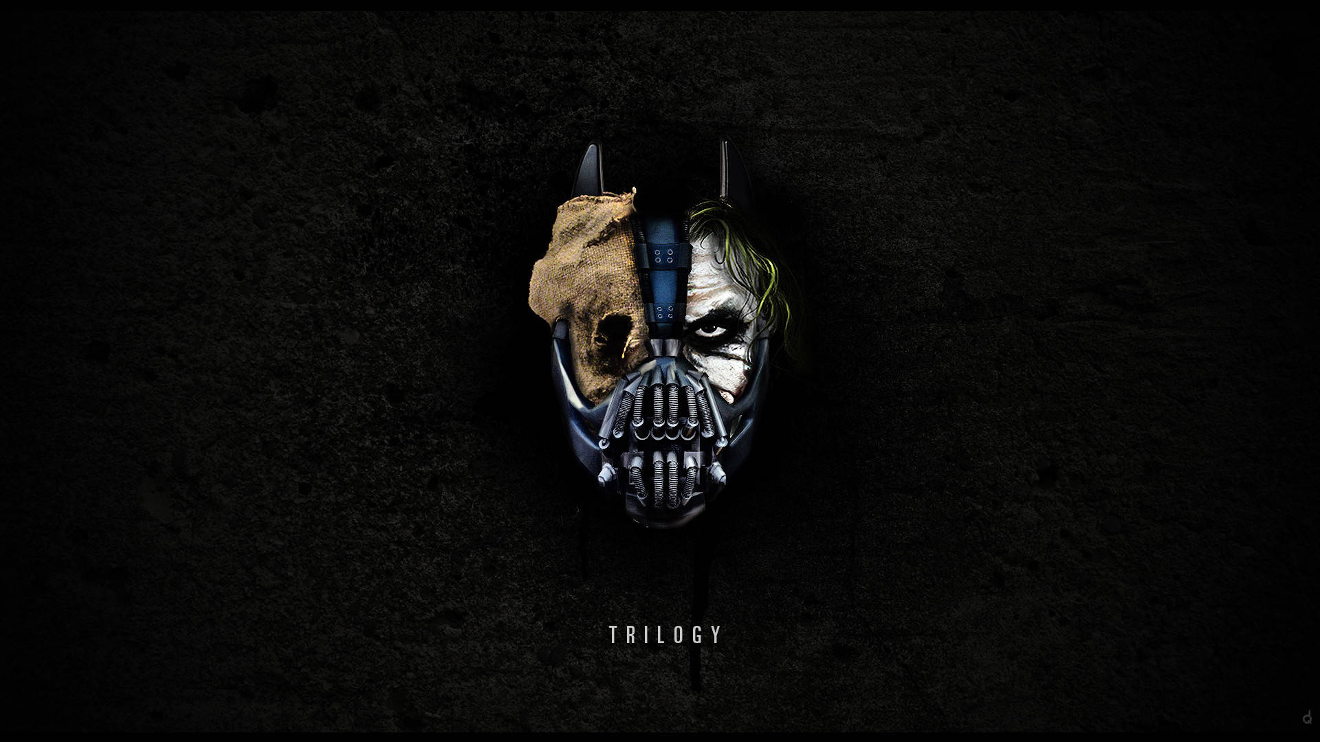 An Epic Mixture Of Villains In The Dark Knight Background