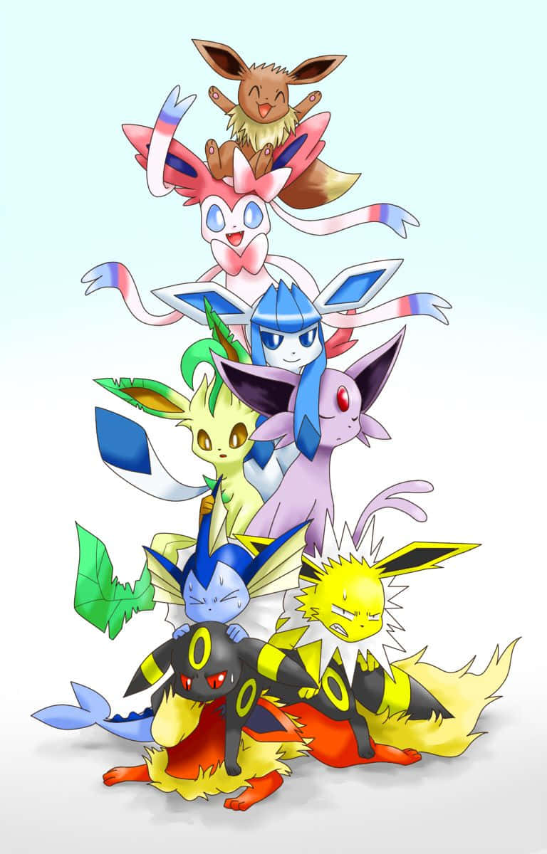 An Evolutionary Look At All The Eevee Evolutions Background