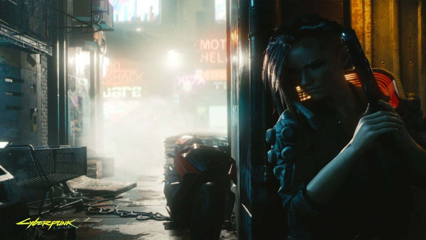 An Exciting Future Awaits In Cyberpunk 2077 Hd Background