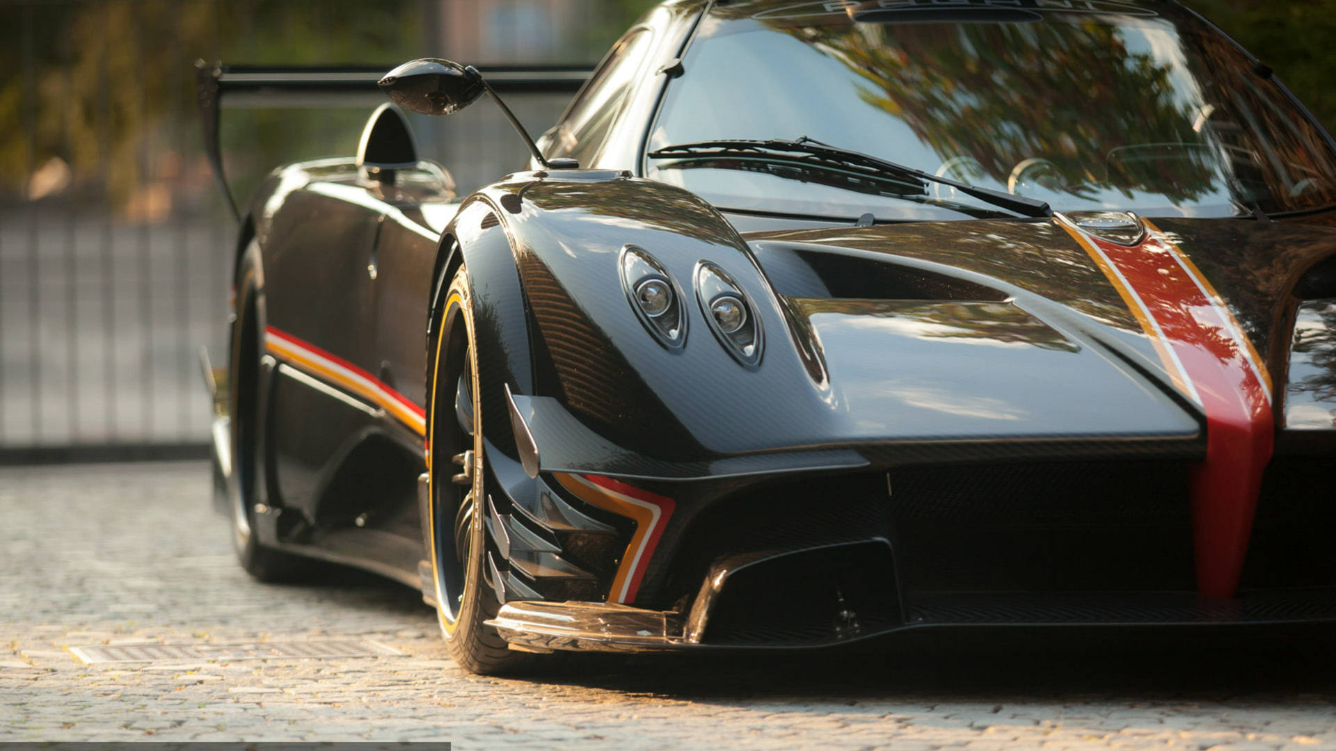 An Exhilarating Ride In The Luxurious Angle Of The Pagani Huayra. Background