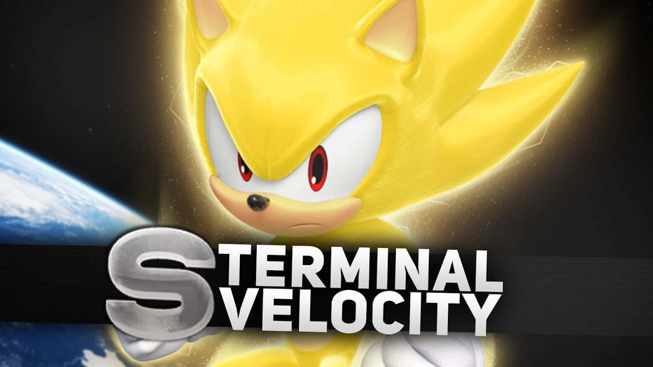 An Exhilarating Ride With Super Sonic. Background
