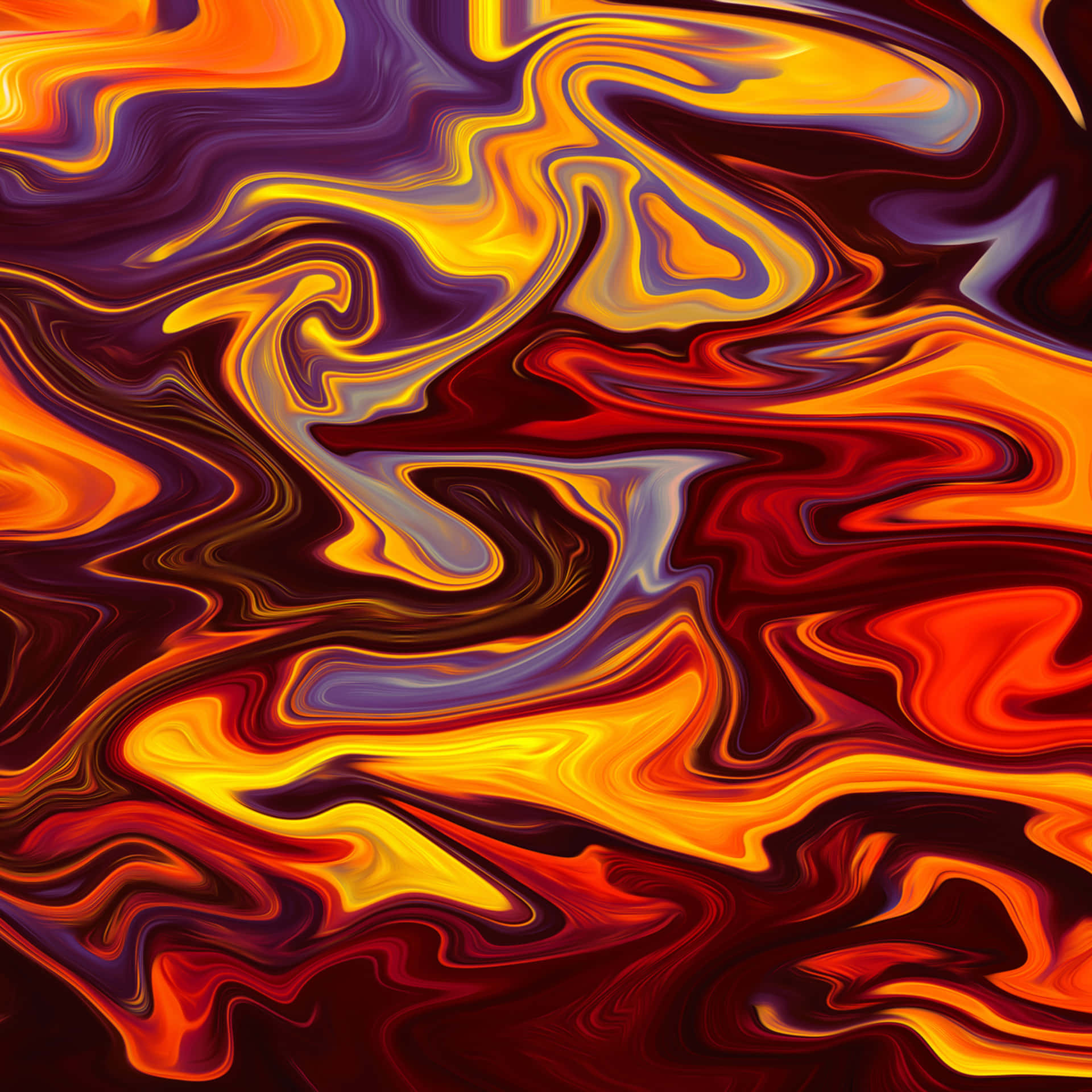 An Explosion Of Red And Gold Background