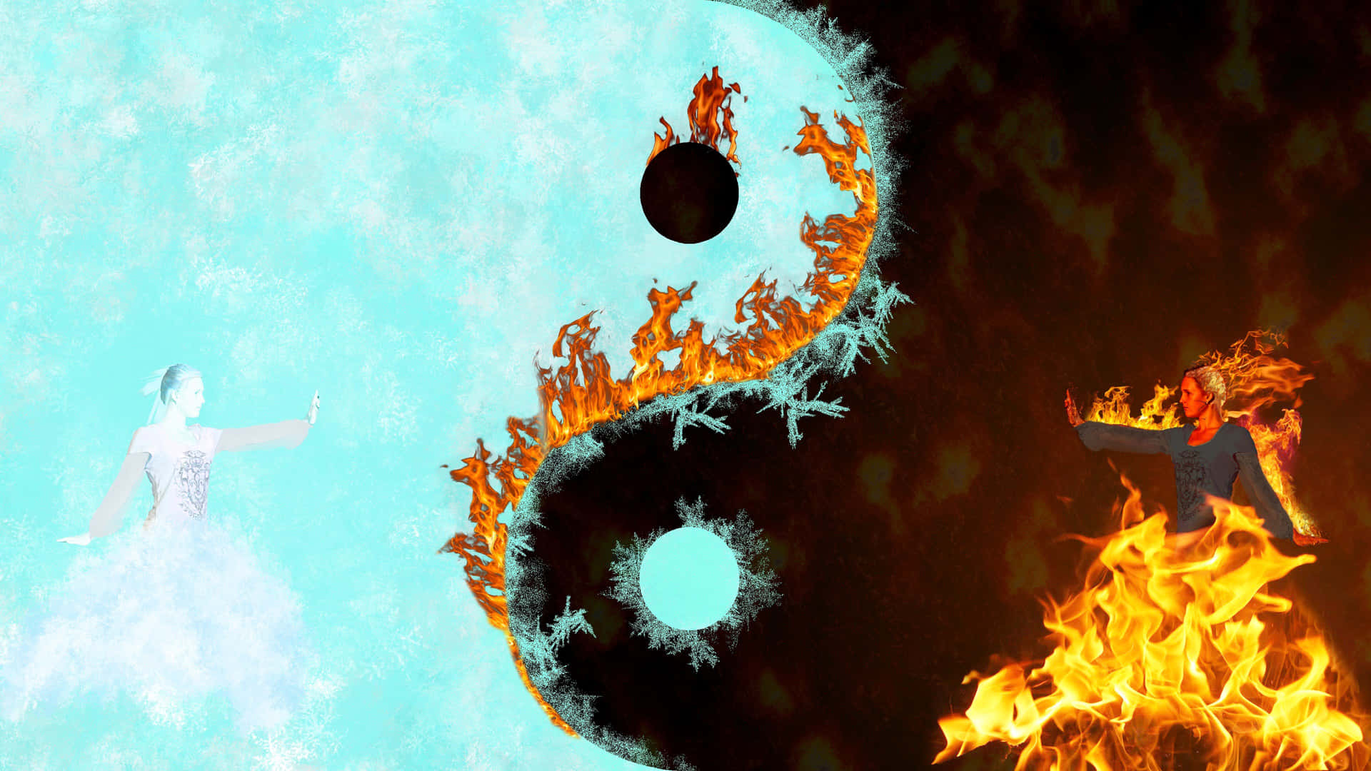 An Explosive Mix Of Beauty And Danger Background