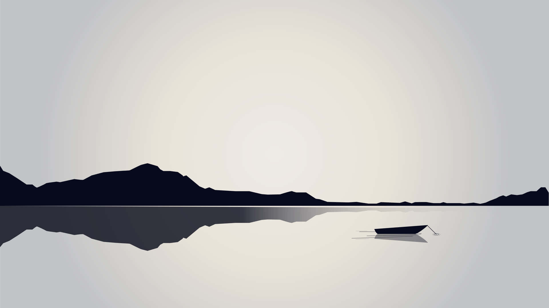 An Eye-catching Minimalist Black And White Wallpaper Background