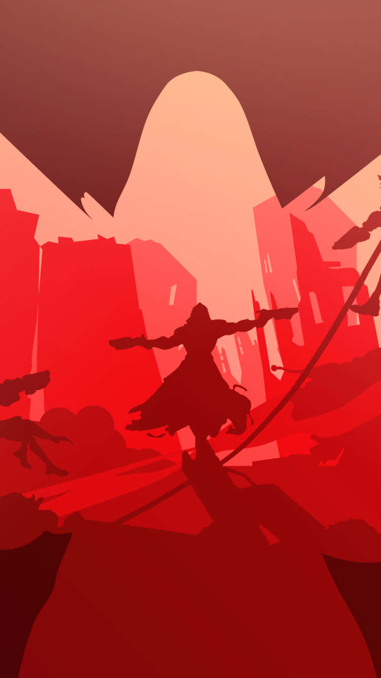 An Iconic Image Of Overwatch, A Shooter Video Game. Background