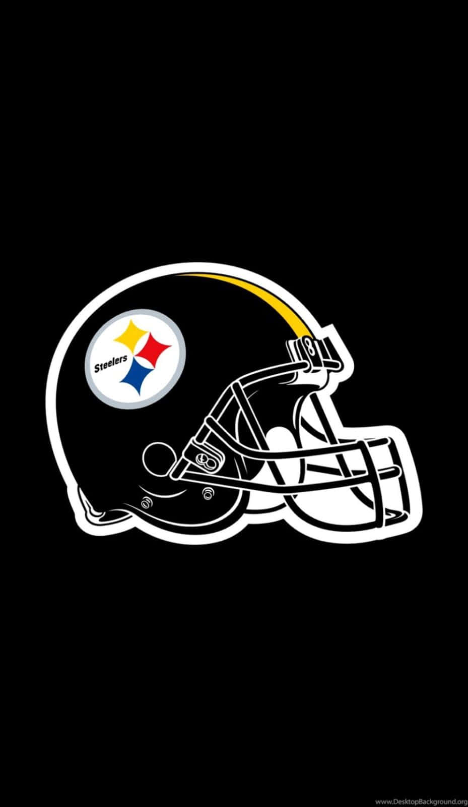 An Iconic Pittsburgh Steelers Logo, Proudly Displayed Background