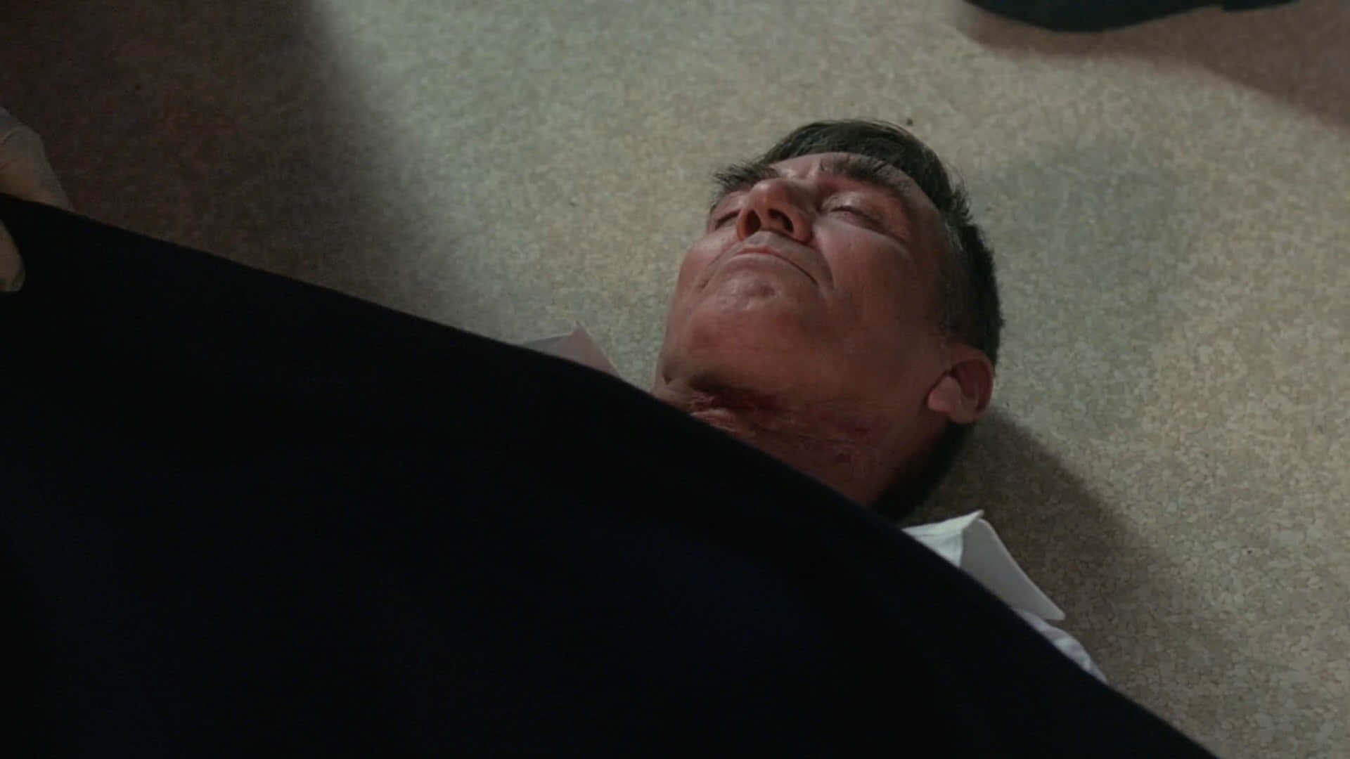 An Iconic Portrait Of Legendary Actor & Marine R. Lee Ermey. Background