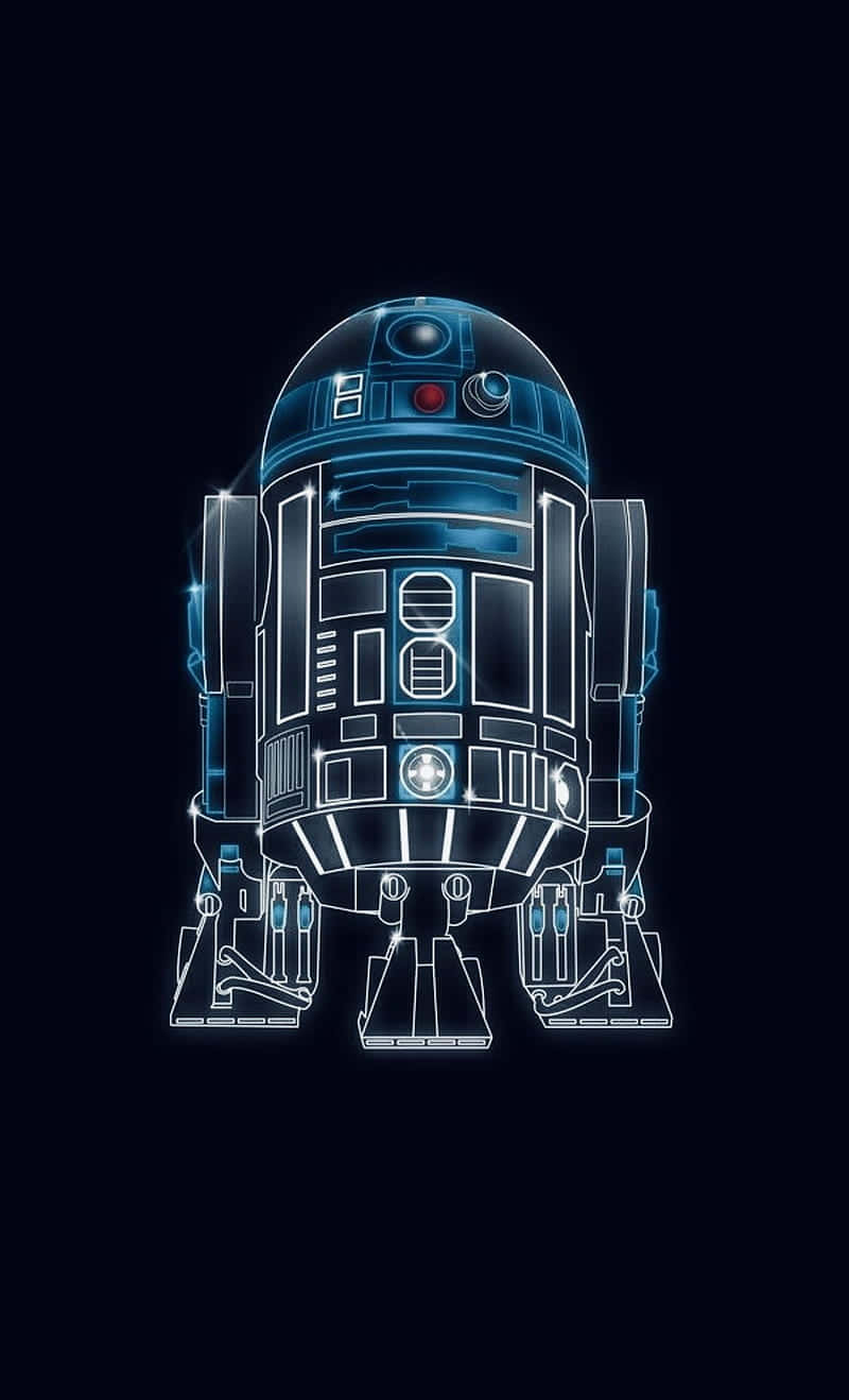 An Iconic R2d2 From Star Wars Background