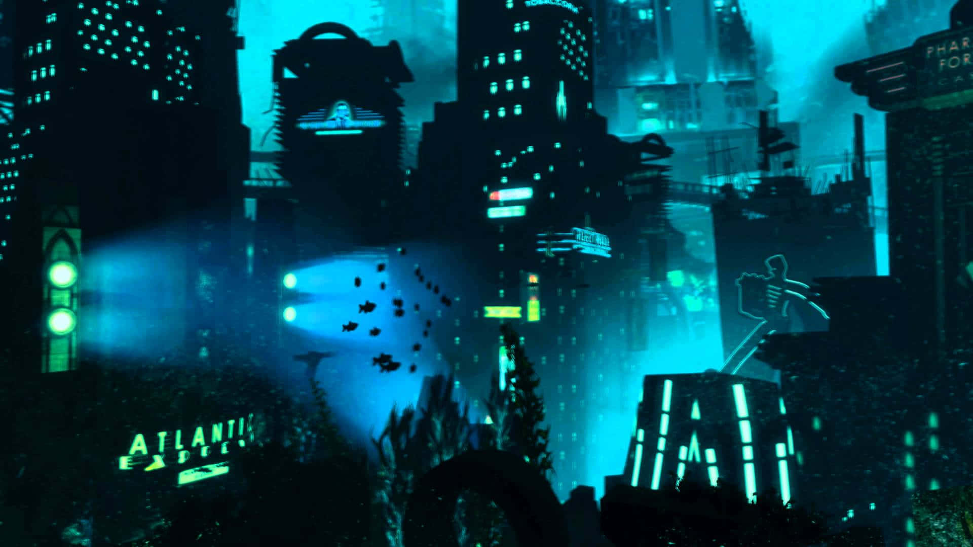 An Iconic Video Game Scene - Bioshock 1 Background