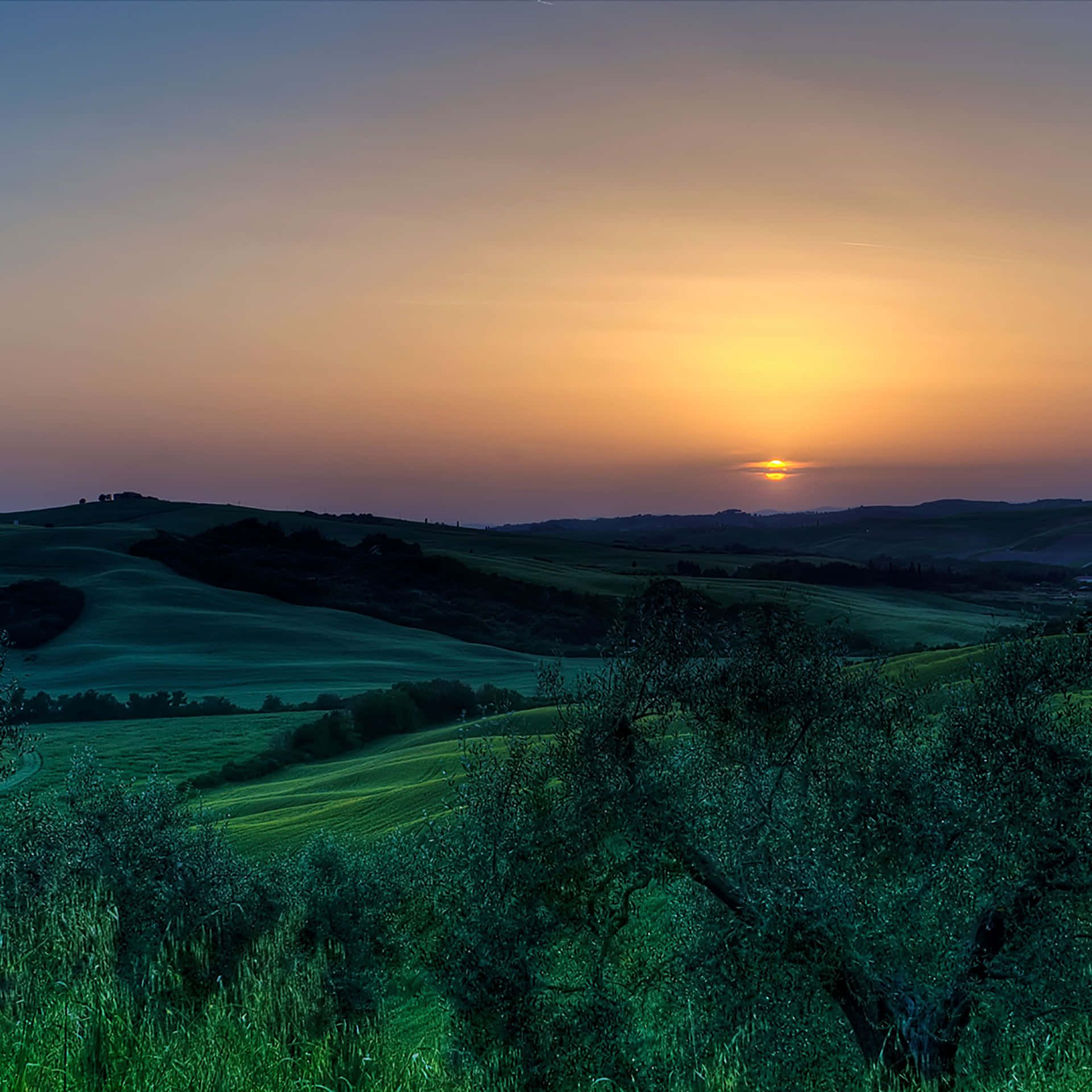 An Idyllic Scene Of The Great Outdoors. Background