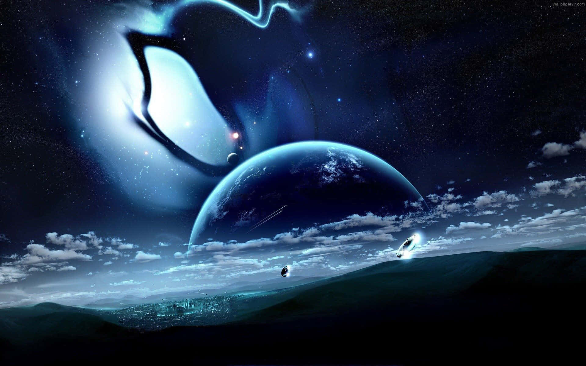 An Illustration Of 3d Space Background