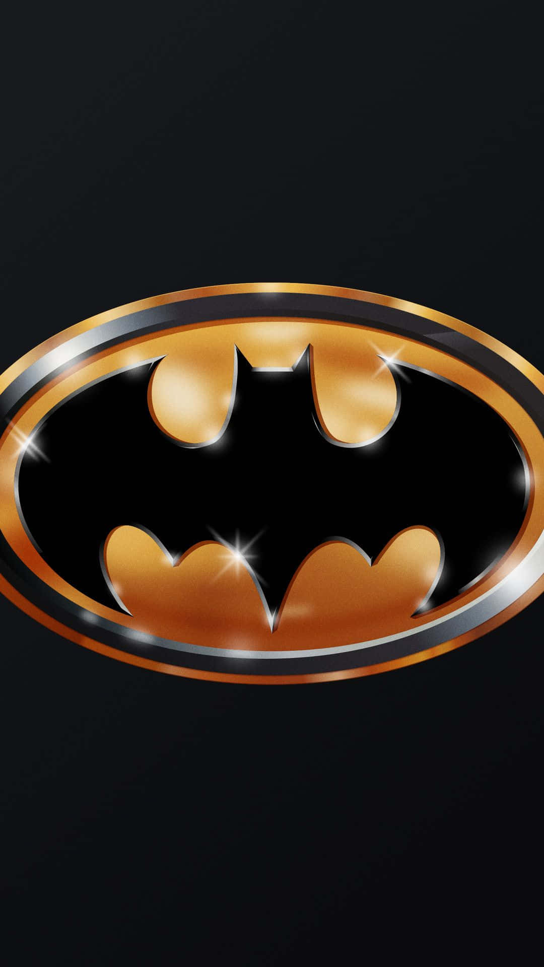 An Illustration Of The Batman Tablet Next To A Batarang Background