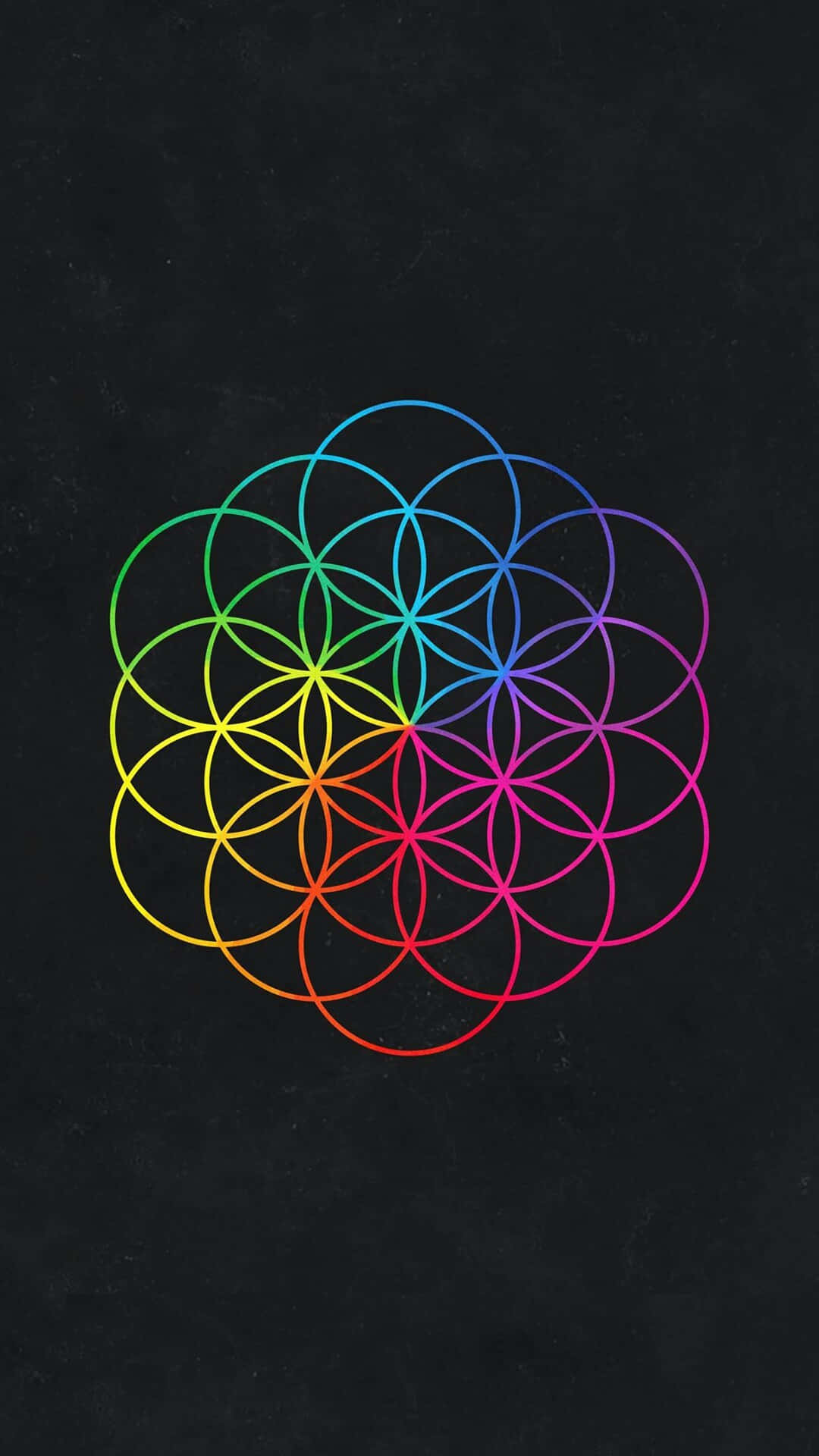 An Illustration Of The Flower Of Life With Its Six-pointed Star In The Center Background