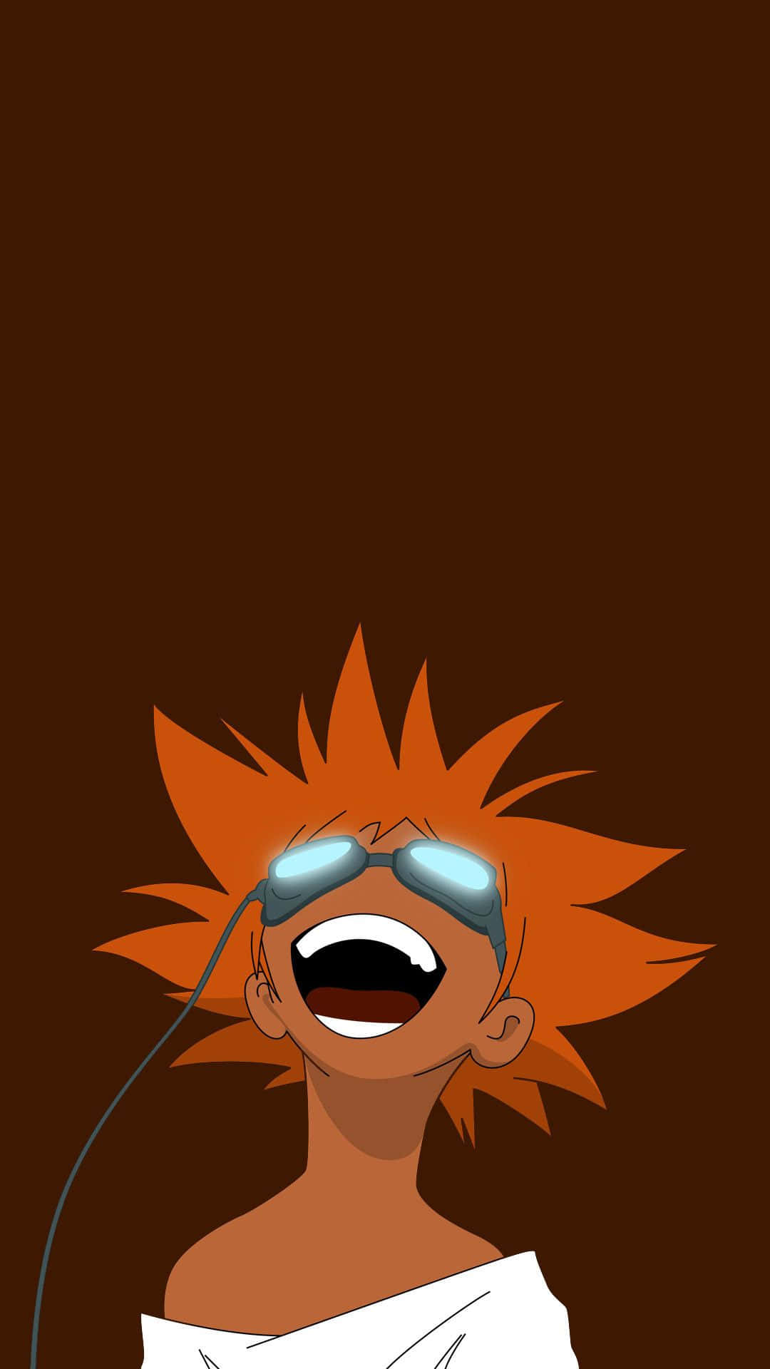 An Image Of The Classic Anime Series Cowboy Bebop Recreated On An Iphone Background