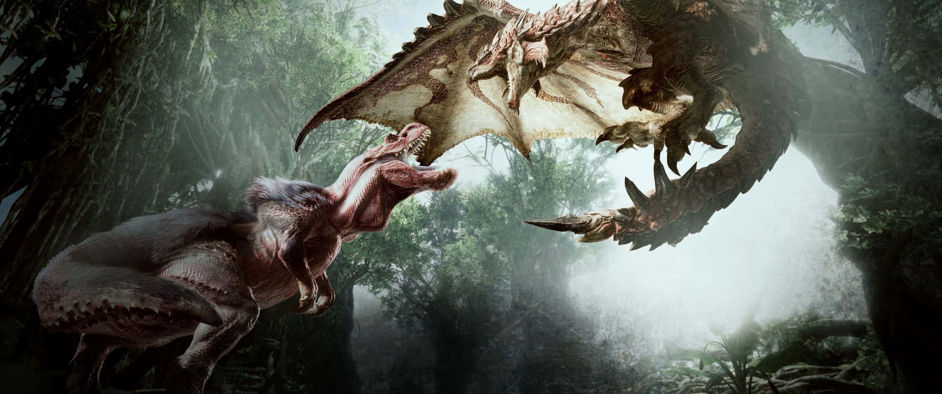 An Impressive Blue Dragon Background
