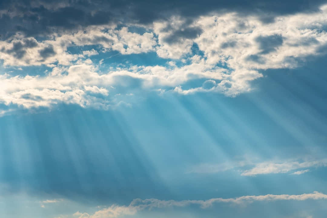 An Infinite Horizon Of Blue Skies Ahead Background